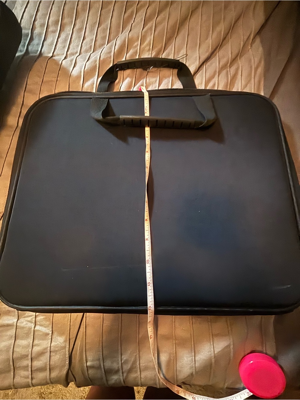 Black Travel laptop Bag - Sleek Soft-Shell Design
